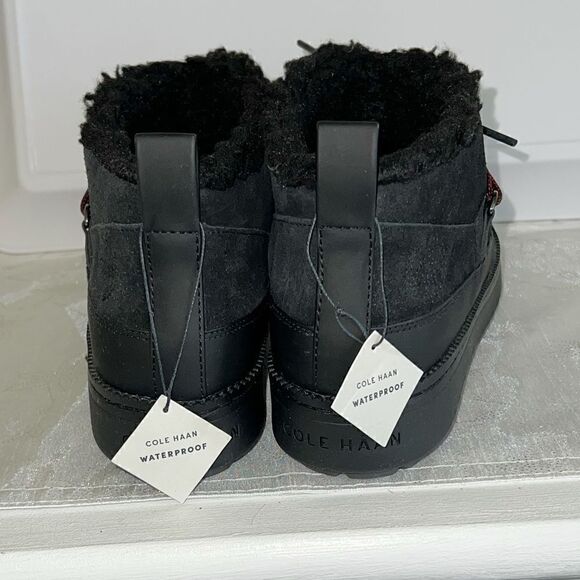 NWT Cole Haan womens Cloudfeel Waterproof Snow Mini Snow Boot Sz 9 - Picture 4 of 7